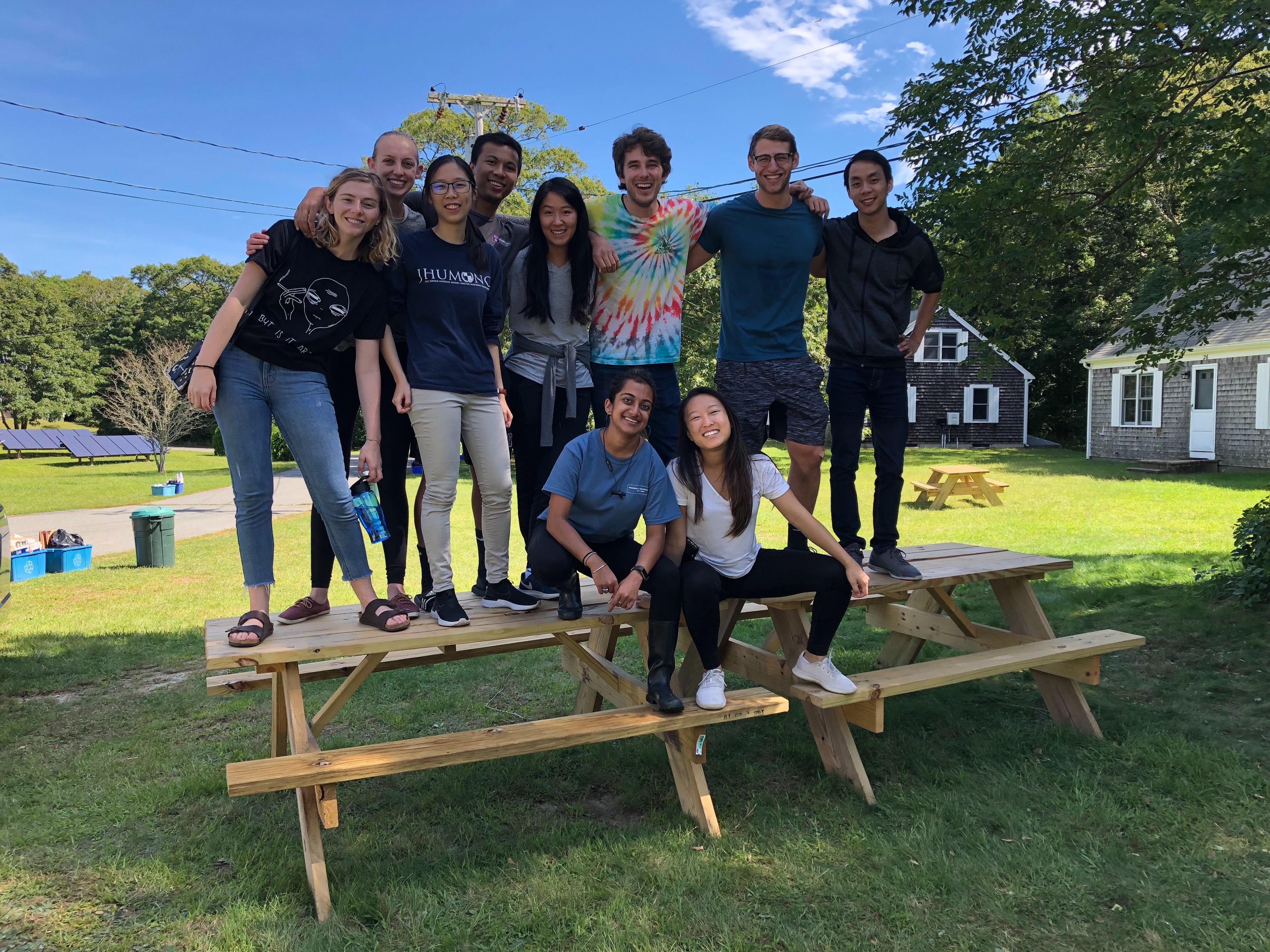 PiN students at Woods Hole retreat